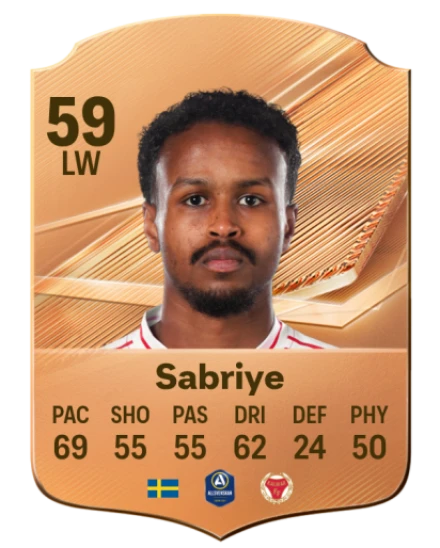 Sabriye 59 Bronze LW FC 27 card