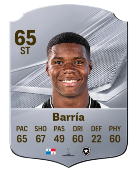Barría 65 Common ST FC 26 card