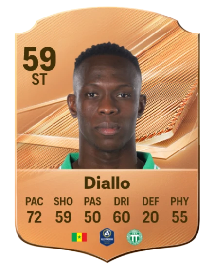 Diallo 59 Bronze ST FC 27 card
