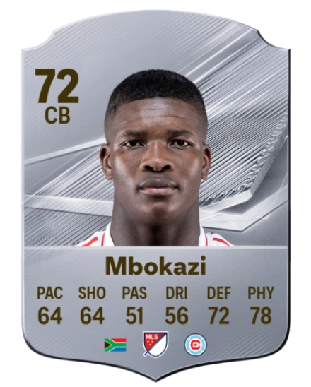 Mbokazi 72 Common CB FC 26 card