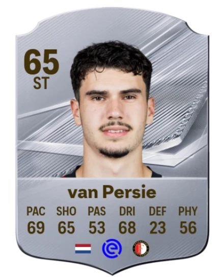 van Persie 65 Silver ST FC 27 card