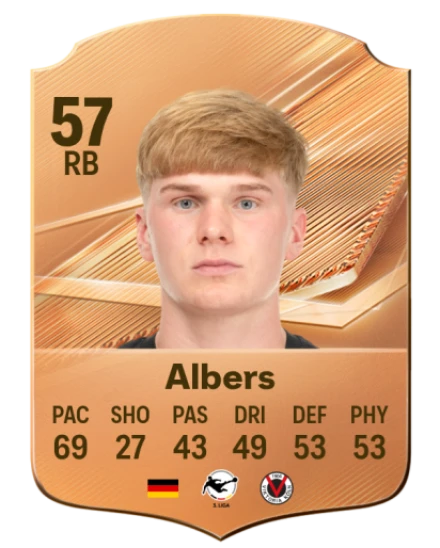 Albers 57 Bronze RB FC 27 card