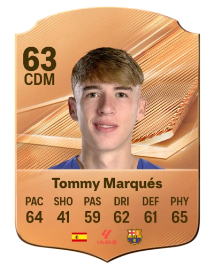 Tommy Marqués 63 Bronze CDM FC 27 card