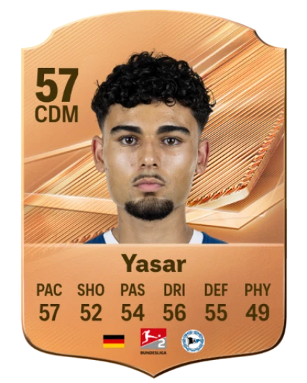 Yasar 57 Bronze CDM FC 27 card