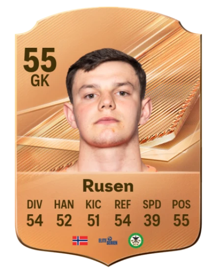 Rusen 55 Bronze GK FC 27 card