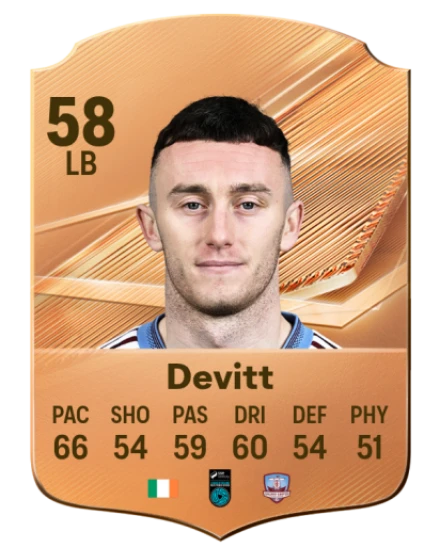 Devitt 58 Common LB FC 26 card