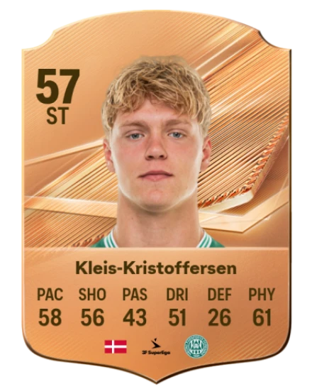 Kleis-Kristoffersen 57 Bronze ST FC 27 card
