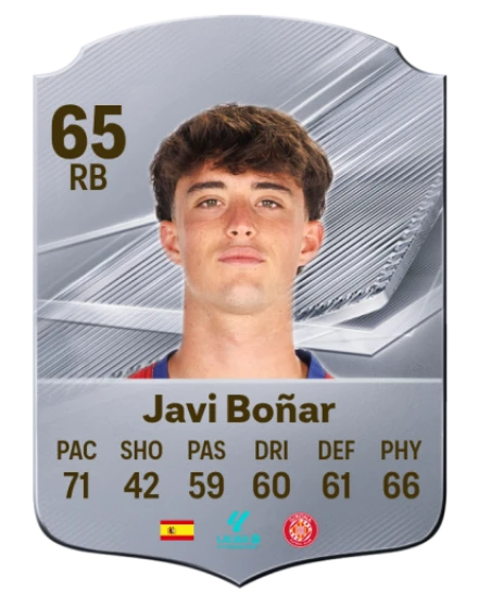Javi Boñar 65 Silver RB FC 27 card