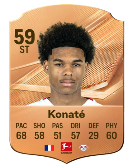 Konaté 59 Bronze ST FC 27 card