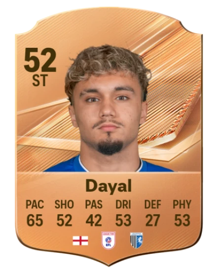 Dayal 52 Common ST FC 26 card