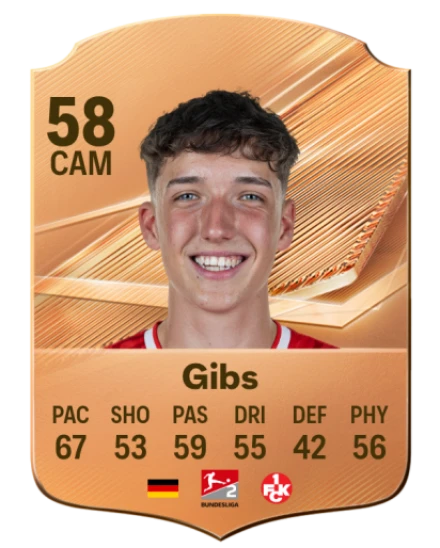 Gibs 58 Bronze CAM FC 27 card