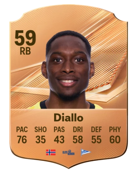 Diallo 59 Bronze RB FC 27 card