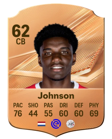 Johnson 62 Bronze CB FC 27 card