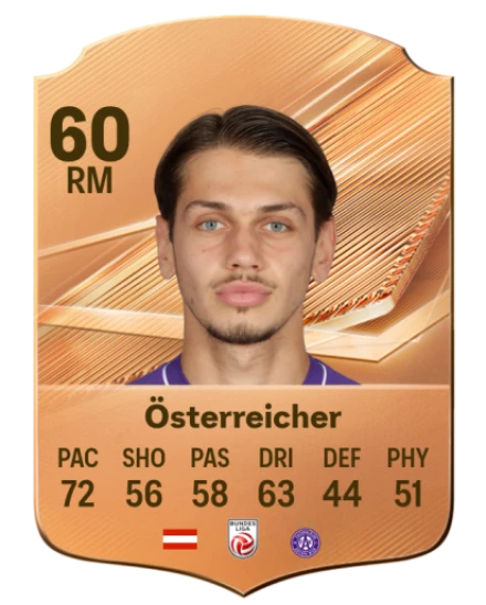 Österreicher 60 Bronze RM FC 27 card