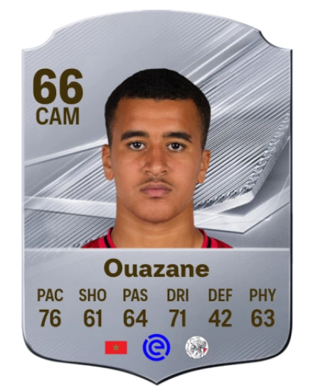 Ouazane 66 Silver CAM FC 27 card