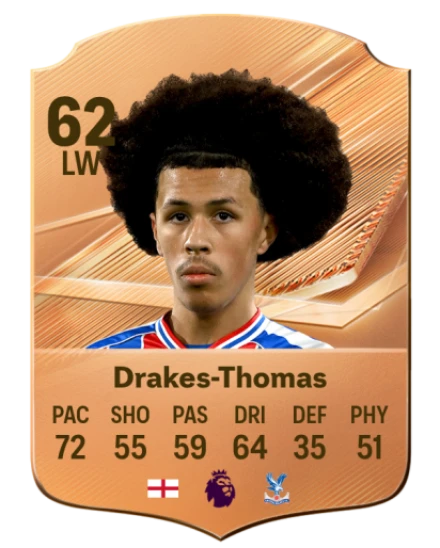 Drakes-Thomas 62 Bronze LW FC 27 card