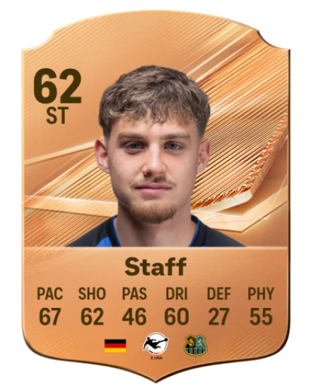 Staff 62 Bronze ST FC 27 card