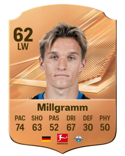 Millgramm 62 Bronze LW FC 27 card