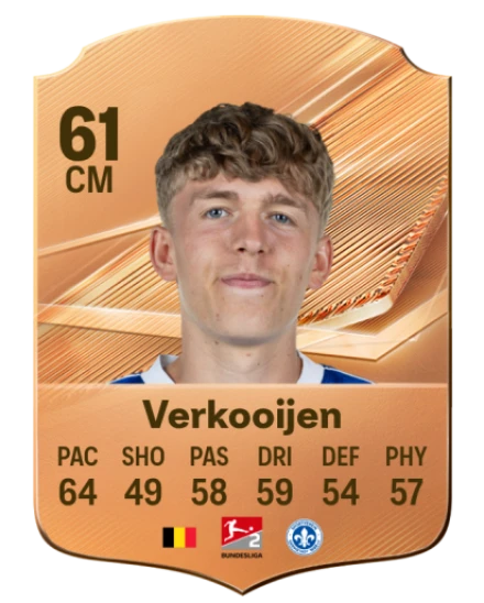 Verkooijen 61 Bronze CM FC 27 card