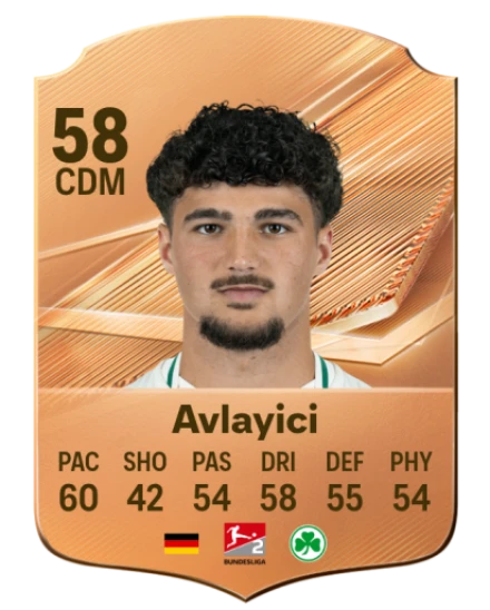 Avlayici 58 Bronze CDM FC 27 card