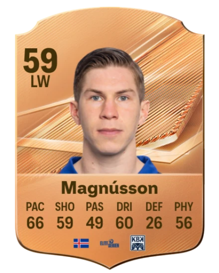 Magnússon 59 Bronze LW FC 27 card