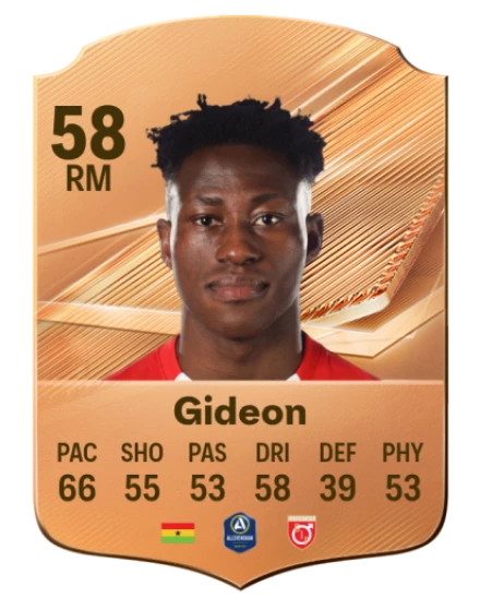 Gideon 58 Bronze RM FC 27 card