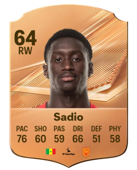 Sadio 64 Bronze RW FC 27 card