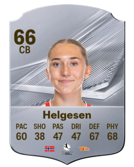 Helgesen 66 Silver CB FC 27 card