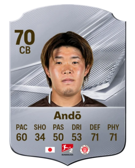 Andō 70 Common CB FC 26 card