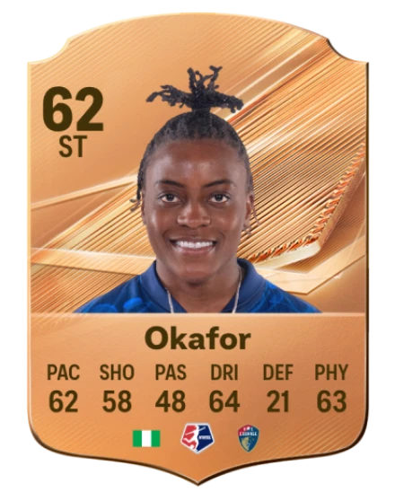 Okafor 62 Bronze ST FC 27 card