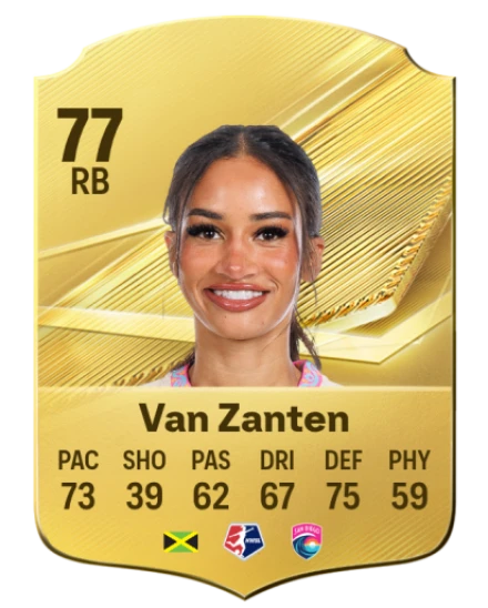 Van Zanten 77 Common RB FC 26 card