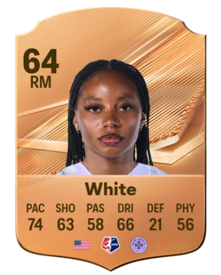 White 64 Bronze RM FC 27 card