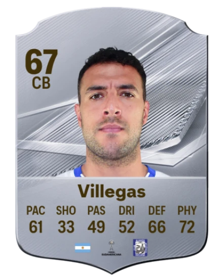 Villegas 67 Common CB FC 26 card