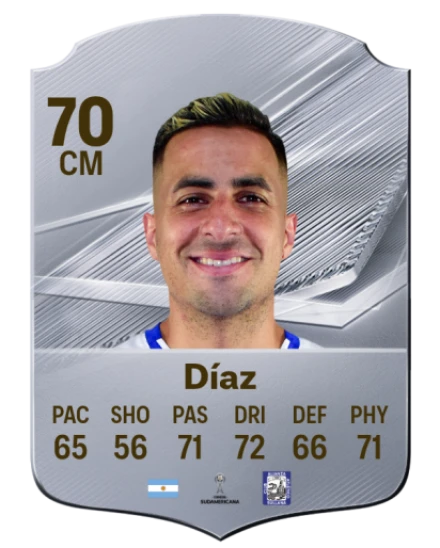 Díaz 70 Common CM FC 26 card