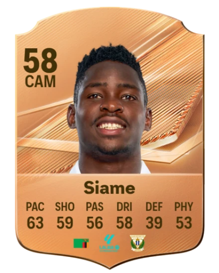 Siame 58 Bronze CAM FC 27 card