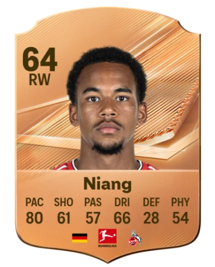 Niang 64 Bronze RW FC 27 card