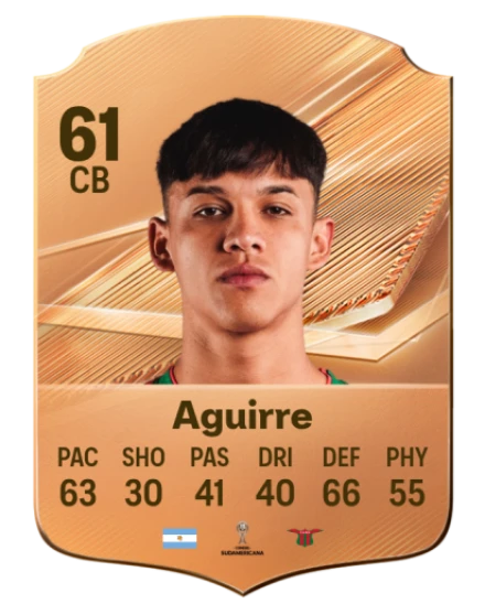 Aguirre 61 Bronze CB FC 27 card