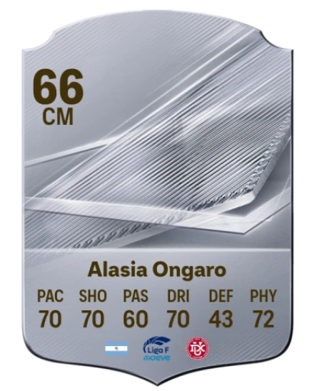 Alasia Ongaro 66 Silver CM FC 27 card