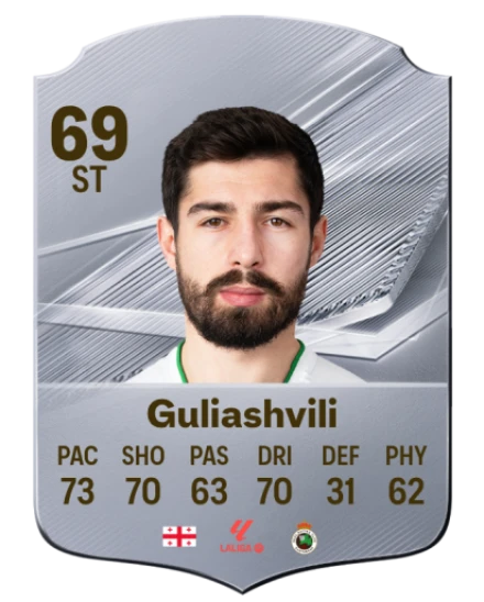 Guliashvili 69 Silver ST FC 27 card
