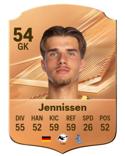 Jennissen 54 Bronze GK FC 27 card