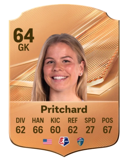 Pritchard 64 Bronze GK FC 27 card