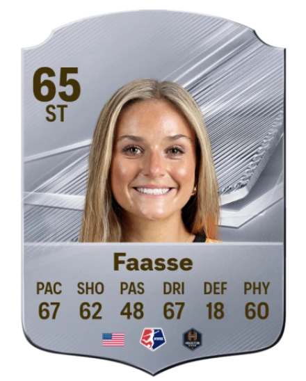 Faasse 65 Silver ST FC 27 card