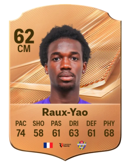 Raux-Yao 62 Bronze CM FC 27 card