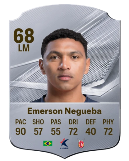 Emerson Negueba 68 Common LM FC 26 card
