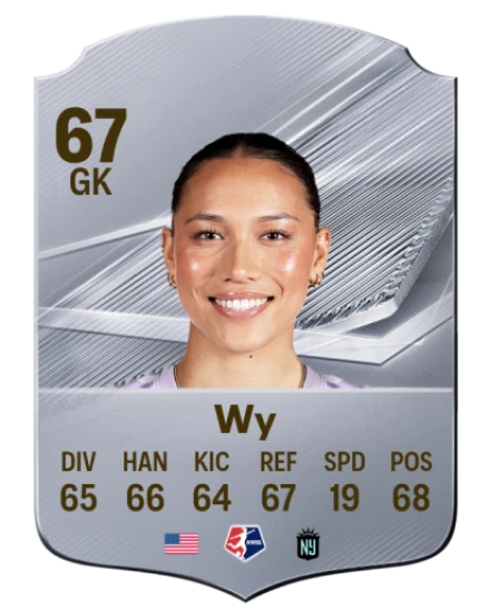 Wy 67 Silver GK FC 27 card
