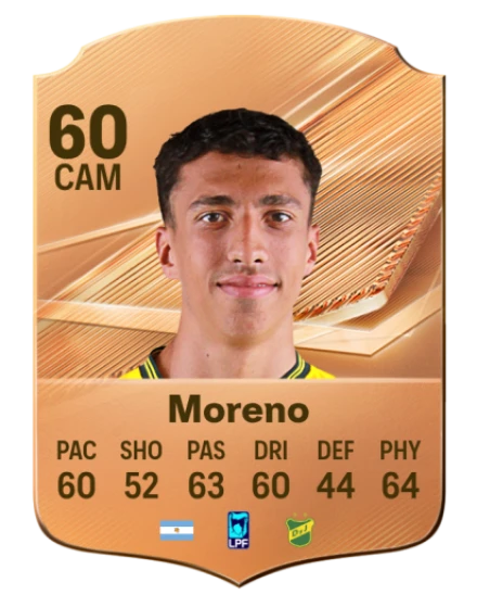 Moreno 60 Bronze CAM FC 27 card