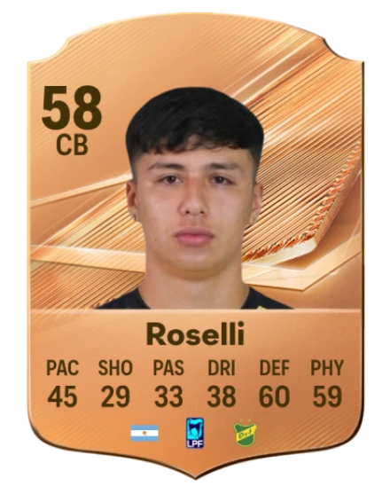 Roselli 58 Bronze CB FC 27 card