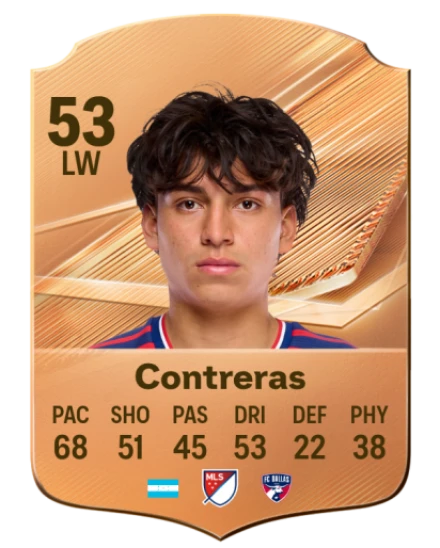 Contreras 53 Bronze LW FC 27 card