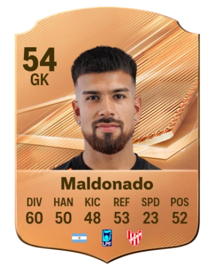 Maldonado 54 Bronze GK FC 27 card