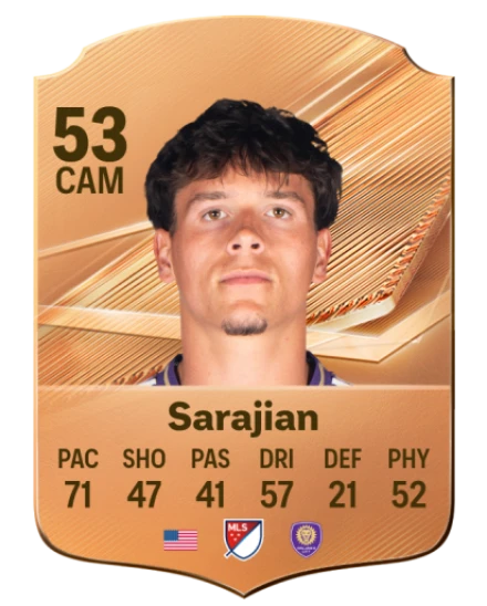 Sarajian 53 Bronze CAM FC 27 card
